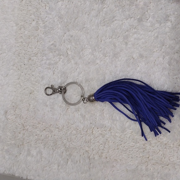 Two Tassels and Fuzz Ball Keychain Assorted Lot of 3 - Picture 2 of 7